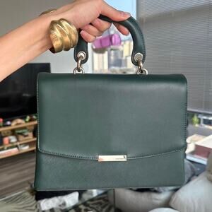ted baker satchel gold hardware designer handbag